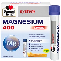 DOPPELHERZ Magnesium 400 Liquid system Trinkamp. - 10Stk - Muskeln, Knochen & Bewegungsapparat