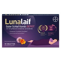 LUNALAIF Guter Schlaf Kombi Depot Tabletten - 15Stk