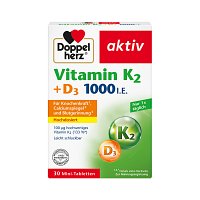 DOPPELHERZ Vitamin K2+D3 1000 I.E. Tabletten - 30Stk - Muskeln, Knochen & Bewegungsapparat