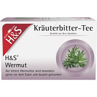 H&S Wermut Filterbeutel - 20X1.5g - Magen, Darm und Verdauung