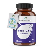 BIOTIN+ZINK+Selen f.Haut Haare & Nägel Kapseln - 120Stk - Für Haut, Haare & Knochen