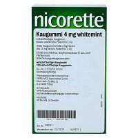 NICORETTE Kaugummi 4 mg whitemint - 105Stk