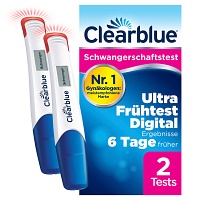 CLEARBLUE Schwangerschaftst.Ultra Frühtest digital - 2Stk