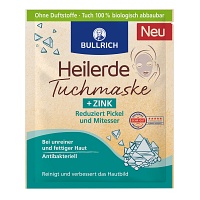 BULLRICH Heilerde Tuchmaske+Zink - 1Stk