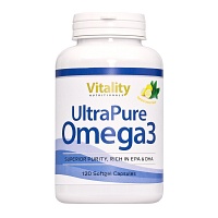 ULTRAPURE Omega-3 1000 mg m.400 mg EPA+300 mg DHA - 120Stk - Omega-3-Fettsäuren