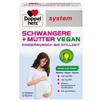 DOPPELHERZ Schwangere+Mütter vegan syst.Kombipack. - 60Stk - Produkte für Frauen