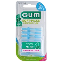 GUM SOFT-PICKS COMFORT FLEX MINT small - 40Stk - Interdentalpflege