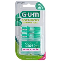 GUM Soft-Picks Comfort Flex mint medium - 80Stk - Interdentalpflege