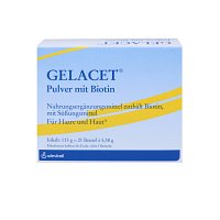 GELACET Pulver mit Biotin im Beutel - 21Stk