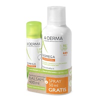 A-DERMA EXOMEGA CONTROL Balsam+Spray Promo-Kit - 1Stk