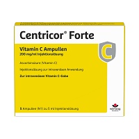 CENTRICOR Forte Vitamin C Amp. 200 mg/ml Inj.-Lsg. - 5X5ml - Stärkung Immunsystem