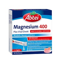 ABTEI Magnesium 400 Plus Vital Direkt Granulat - 20Stk - Abtei®