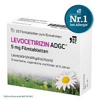 LEVOCETIRIZIN ADGC 5 mg Filmtabletten - 20Stk - ADGC