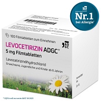 LEVOCETIRIZIN ADGC 5 mg Filmtabletten - 100Stk - ADGC