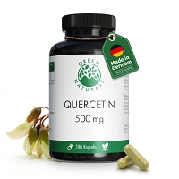 GREEN NATURALS Quercetin 500 mg hochdosiert Kaps. - 180Stk - Allergien