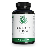 GREEN NATURALS Rhodiola Rosea 500 mg hochdos.Kaps. - 120Stk - Vegan