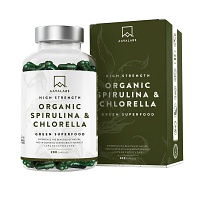 AAVALABS Spirulina & Chlorella Komplex vegan Kaps. - 200Stk - Entgiften-Entschlacken-Entsäuern