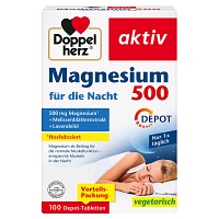 DOPPELHERZ Magnesium 500 für die Nacht Tabletten - 100Stk
