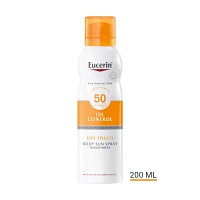 EUCERIN Sun Oil Control Body Transp.Aerosol LSF 50 - 200ml - Akne
