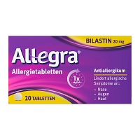 ALLEGRA Allergietabletten 20 mg Tabletten - 20Stk