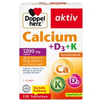 DOPPELHERZ Calcium+D3+K Tabletten - 120Stk - Muskeln, Knochen & Bewegungsapparat