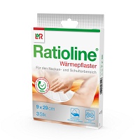 RATIOLINE Wärmepflaster Nacken/Schulter 9x29 cm - 3Stk - Wärme