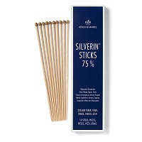 SILVERIN Sticks 75% Silbernitrat Ätzst.200mm starr - 10Stk