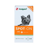 AMIGARD Spot-on f.Hunde unter 15 kg - 3X2ml
