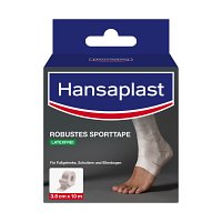 HANSAPLAST robustes Sporttape 3,8 cmx10 m weiß - 1Stk