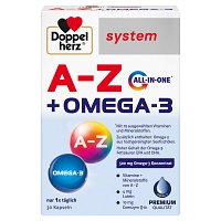 DOPPELHERZ A-Z+Omega-3 all-in-one system Kapseln - 30Stk - Immunsystem & Zellschutz