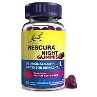 BACHBLÜTEN Original Rescura Night Gummis Beere - 60Stk - Bachblüten-Orginal®