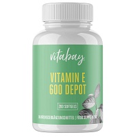 VITAMIN E 600 I.E. Depot vegan hochdosiert Weichk. - 200Stk - Vegan