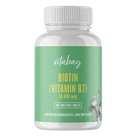 BIOTIN 10.000 µg Vit B7 Haut Haare Nägel vegan Tab - 200Stk - Vegan