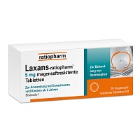 LAXANS-ratiopharm 5 mg magensaftres.Tabletten - 30Stk