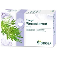 SIDROGA Wermutkraut Tee Filterbeutel - 20X1.0g - Blähungen & Krämpfe