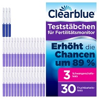 CLEARBLUE Fertilitätsmonitor Teststäbchen 30+3 - 33Stk - Kinderwunsch