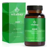 MSM 1000 mg Methylsulfonylmethan vegan Tabletten - 365Stk