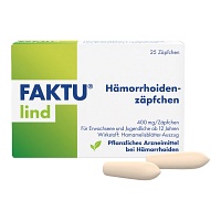 FAKTU lind Hämorrhoidenzäpfchen - 25Stk