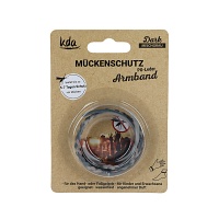 MÜCKENSCHUTZ Armband PU-Leder mischgrau KDA