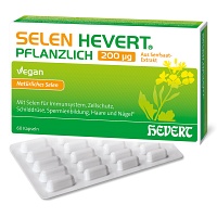 SELEN HEVERT pflanzlich 200 µg Kapseln - 60Stk