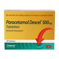 PARACETAMOL Dexcel 500 mg Tabletten - 20Stk