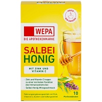 WEPA Salbei+Honig+Vitamin C+Zink Pulver - 10X10g