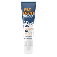 PIZ Buin Mountain Sun Cr.LSF 50+ & Lipstick LSF 30 - 1Packungen - Dermatologische Hautpflege