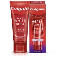 COLGATE Max white Ultra Active Foam Zahnpasta - 50ml - Zahnaufhellung / Weisse Zähne