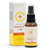 CERASCREEN Vitamin D3+K2 hochdosiert vegan Spray - 30ml - Vegan