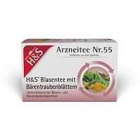 H&S Blasentee mit Bärentraubenblätter Filterbeutel - 20X2.0g