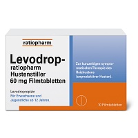 LEVODROP-ratiopharm Hustenstiller 60 mg Filmtabl. - 10Stk
