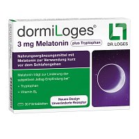 DORMILOGES 3 mg Melatonin plus Tryptophan Filmtab. - 30Stk