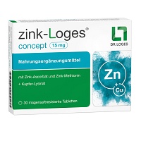 ZINK-LOGES concept 15 mg magensaftres.Tabletten - 30Stk