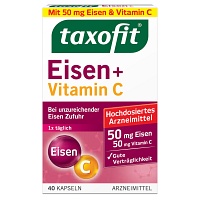 TAXOFIT Eisen+Vitamin C Kapseln - 40Stk